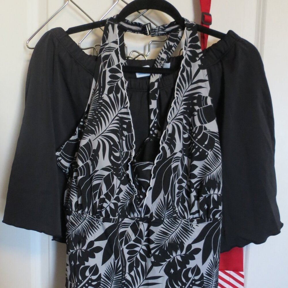 22W Swim 365 Tankini Top and Swim Skirt Bottom set